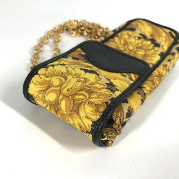 VERSACE Vintage phone cases Leopard pattern leopard Pouch Chain Shoulder Bag - Picture 4 of 13